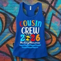 Cousin Crew Making Memories 2026 Vacation Women's Tank Top thumb 3