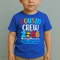 Cousin Crew Making Memories 2026 Vacation Toddler T-Shirt thumb 2