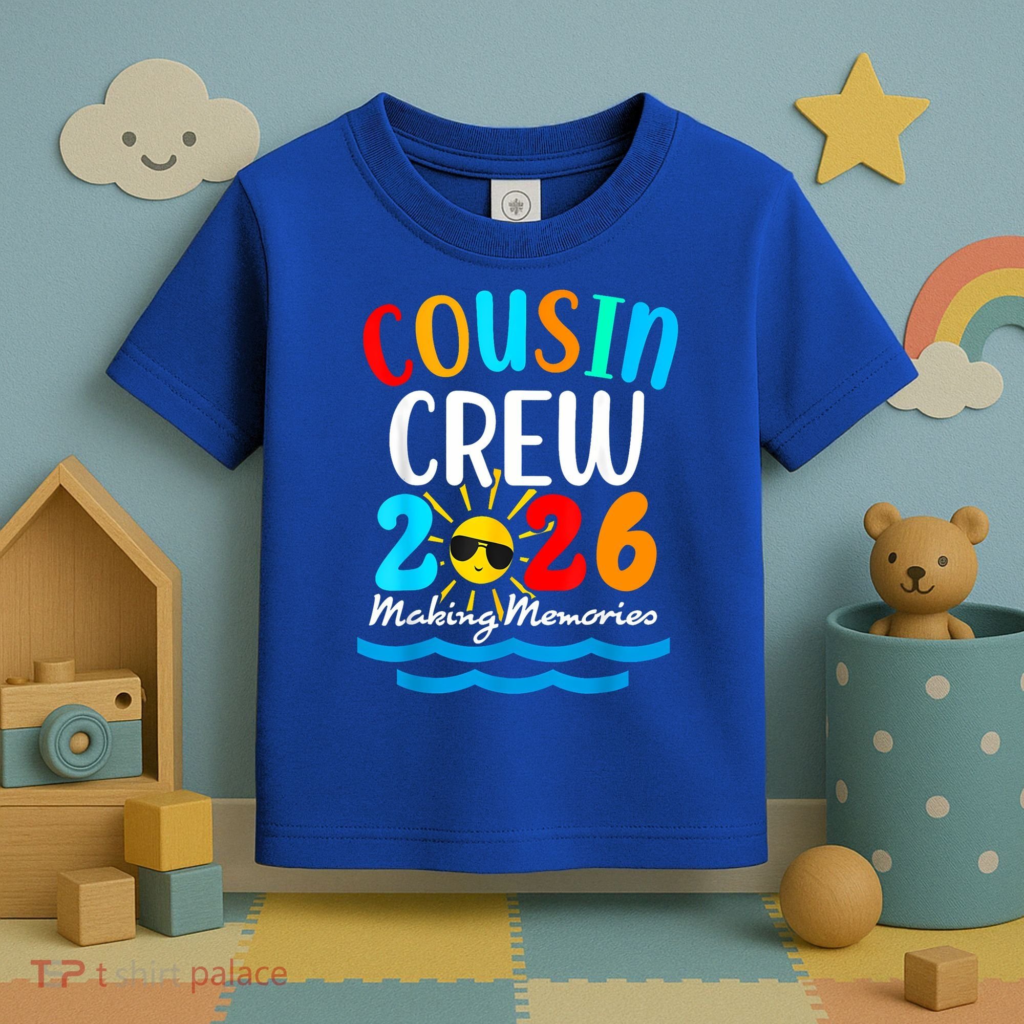 Cousin Crew Making Memories 2026 Vacation Toddler T-Shirt