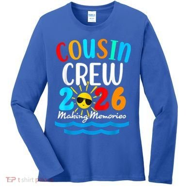 Cousin Crew Making Memories 2026 Vacation Women's Long Sleeve Shirt