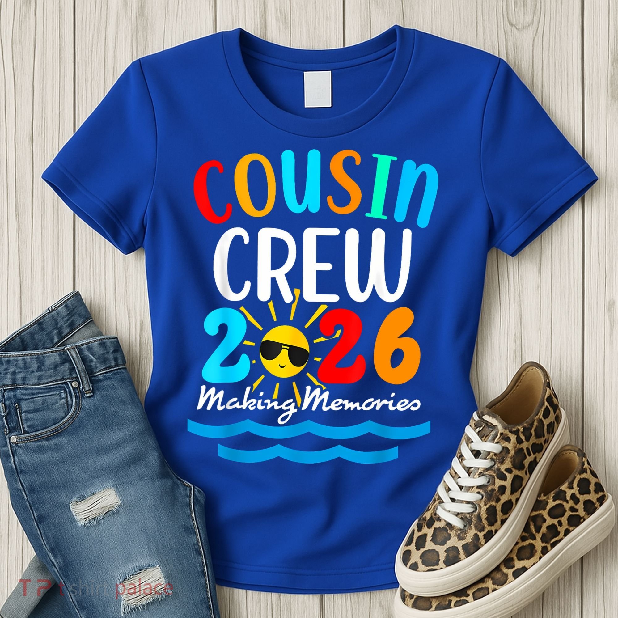 Cousin Crew Making Memories 2026 Vacation Women's T-Shirt