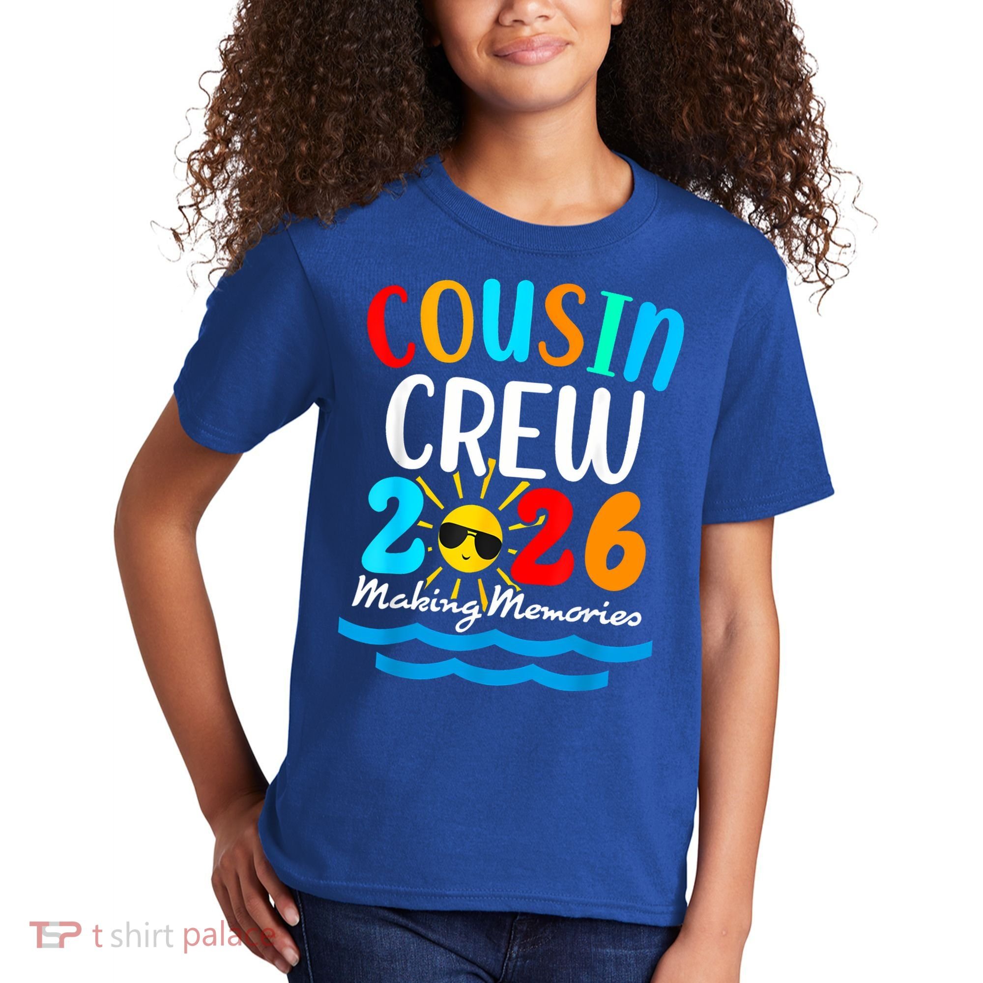 Cousin Crew Making Memories 2026 Vacation Kids T-Shirt