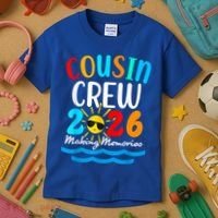 Cousin Crew Making Memories 2026 Vacation Kids T-Shirt thumb 3