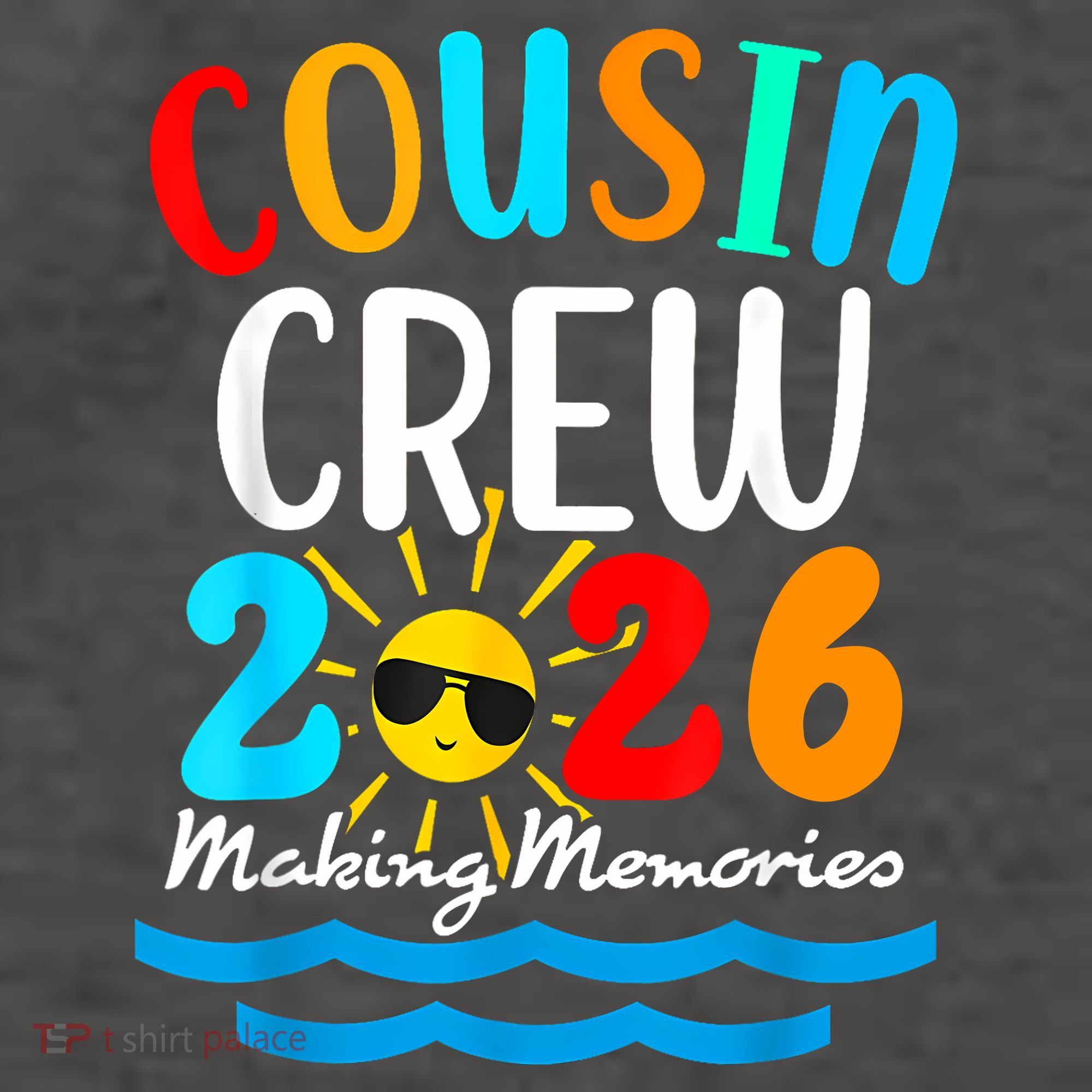 Cousin Crew Making Memories 2026 Vacation Vector Backpack