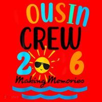 Cousin Crew Making Memories 2026 Vacation Santa Hat thumb 1
