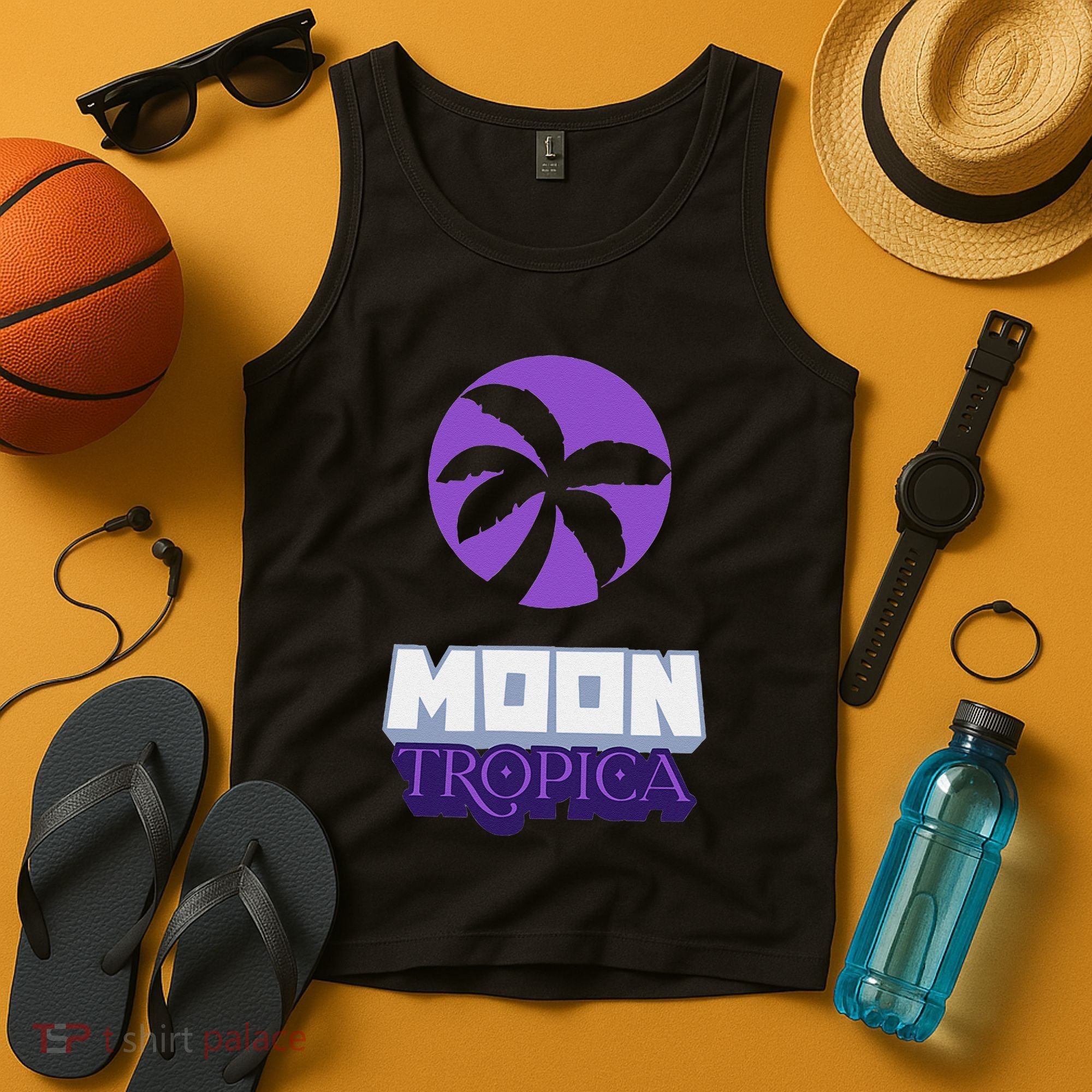 Cah Crypto Moon Tropica Crypto Moon Tropica Tank Top