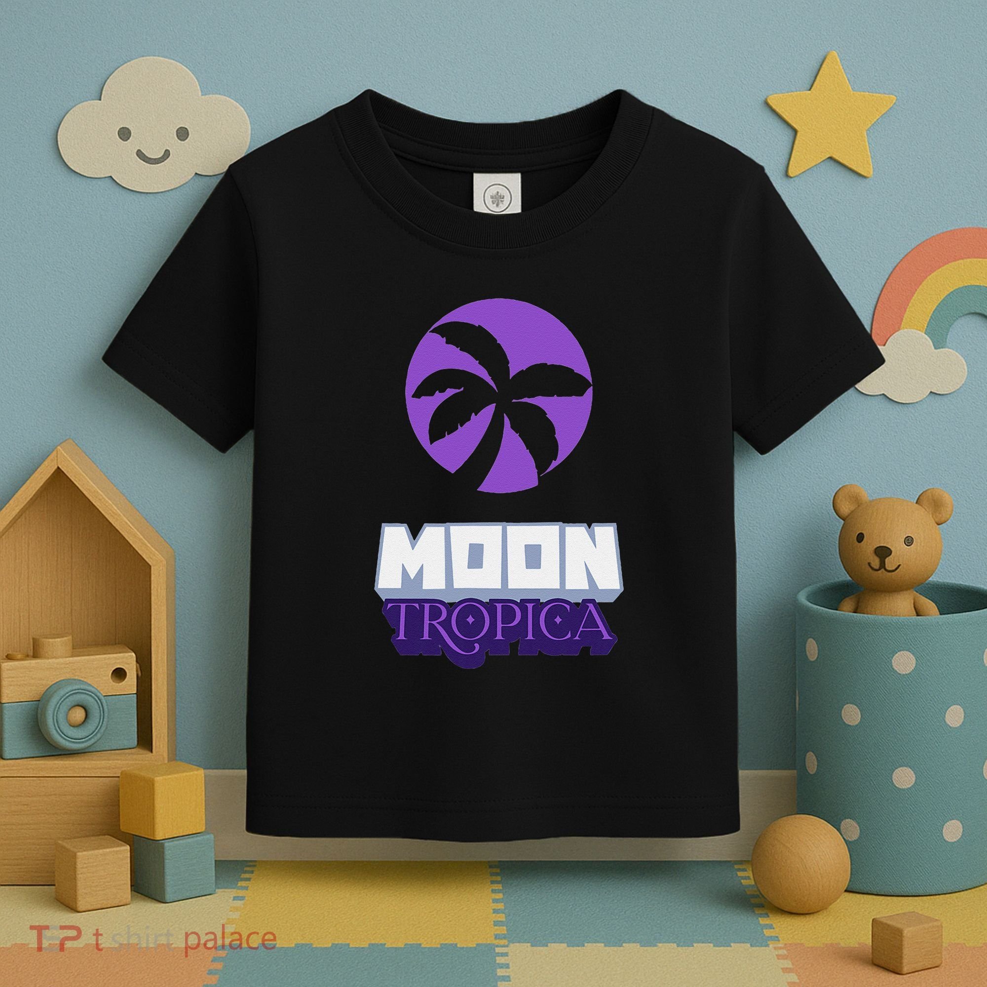 Cah Crypto Moon Tropica Crypto Moon Tropica Toddler T-Shirt
