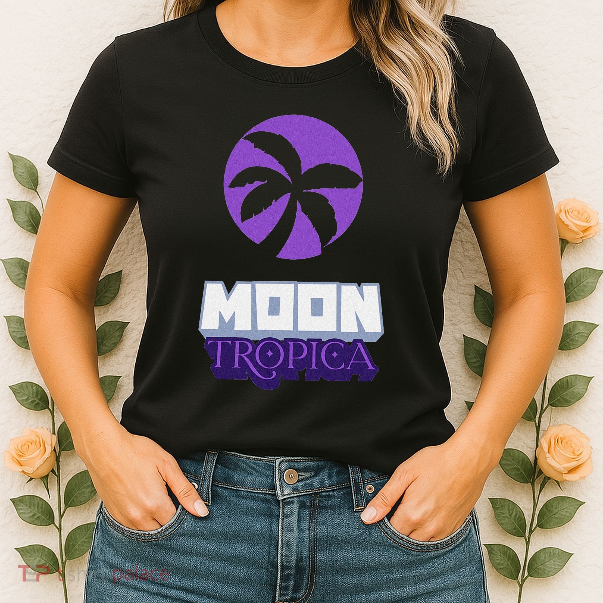 Cah Crypto Moon Tropica Crypto Moon Tropica Women's T-Shirt
