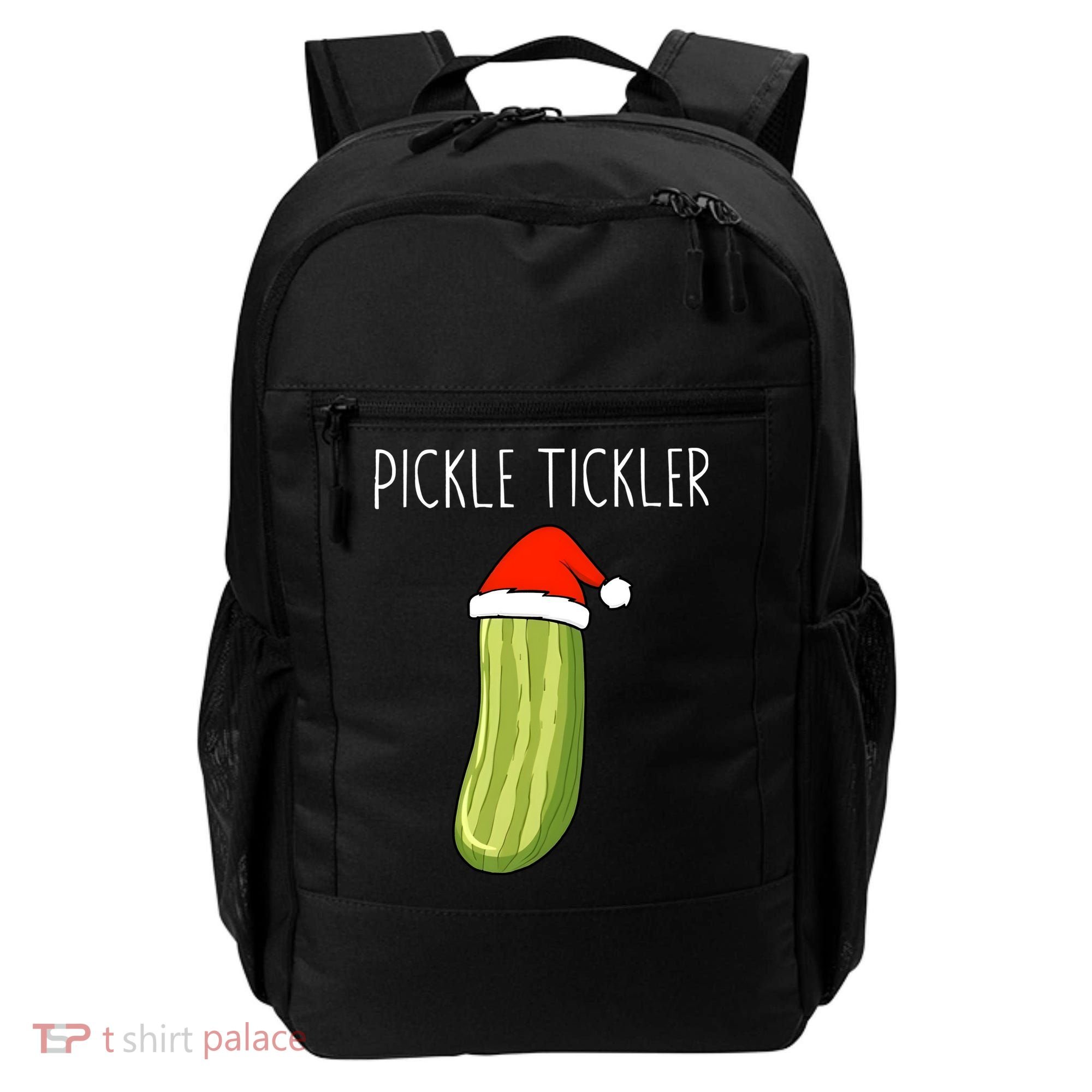 Christmas Couple Matching Tickle My Pickle Backpack