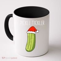Christmas Couple Matching Tickle My Pickle Coffee Mug thumb 0