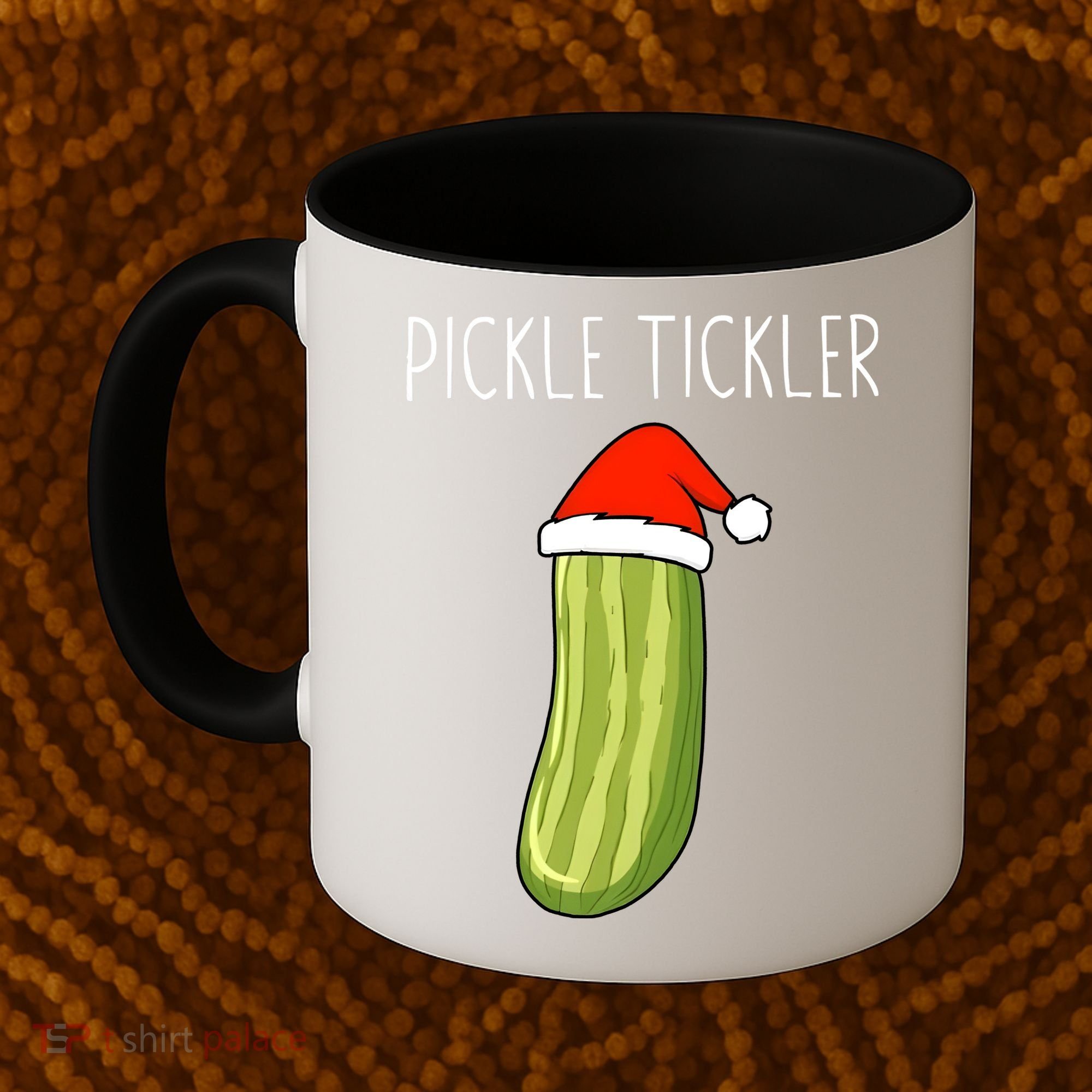 Christmas Couple Matching Tickle My Pickle Coffee Mug