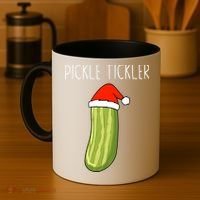 Christmas Couple Matching Tickle My Pickle Coffee Mug thumb 4
