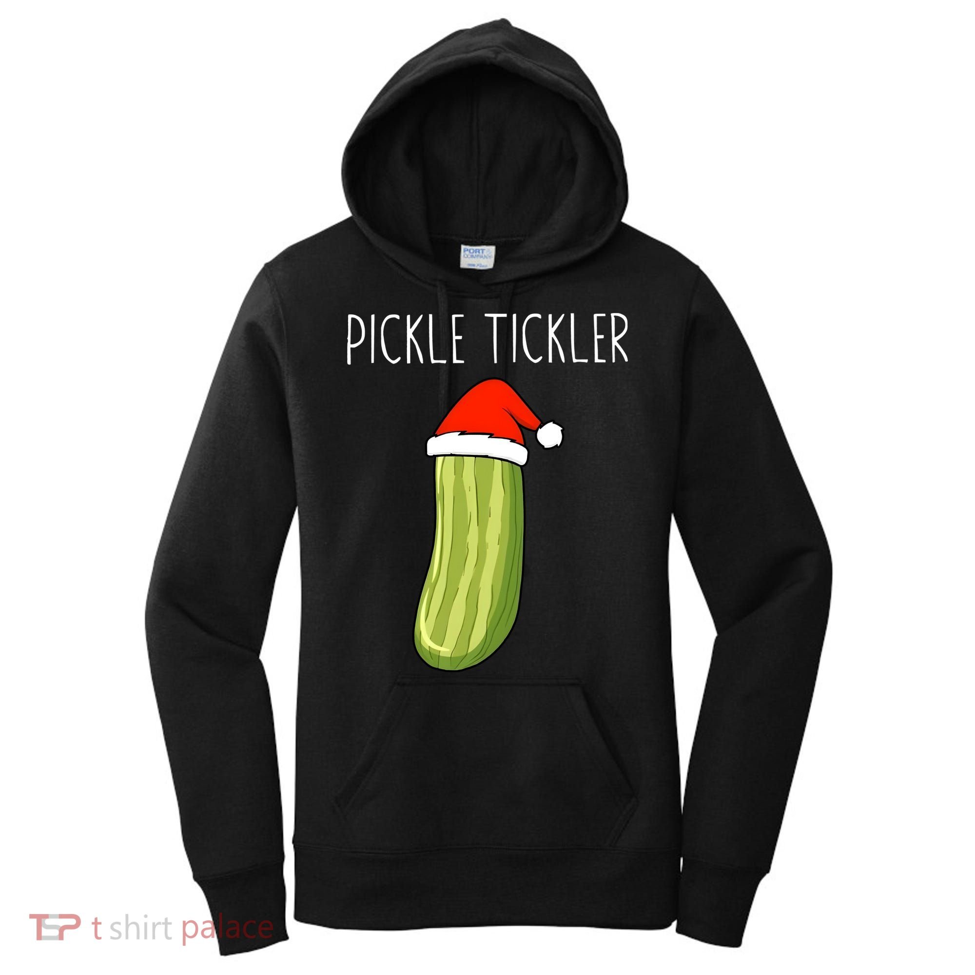 Christmas Couple Matching Tickle My Pickle Women's Hoodie