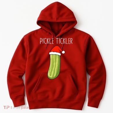 Christmas Couple Matching Tickle My Pickle Hoodie