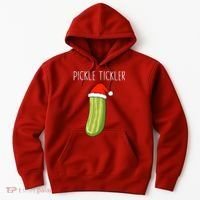 Christmas Couple Matching Tickle My Pickle Hoodie thumb 0