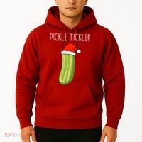 Christmas Couple Matching Tickle My Pickle Hoodie thumb 2