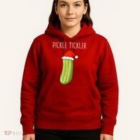 Christmas Couple Matching Tickle My Pickle Hoodie thumb 5