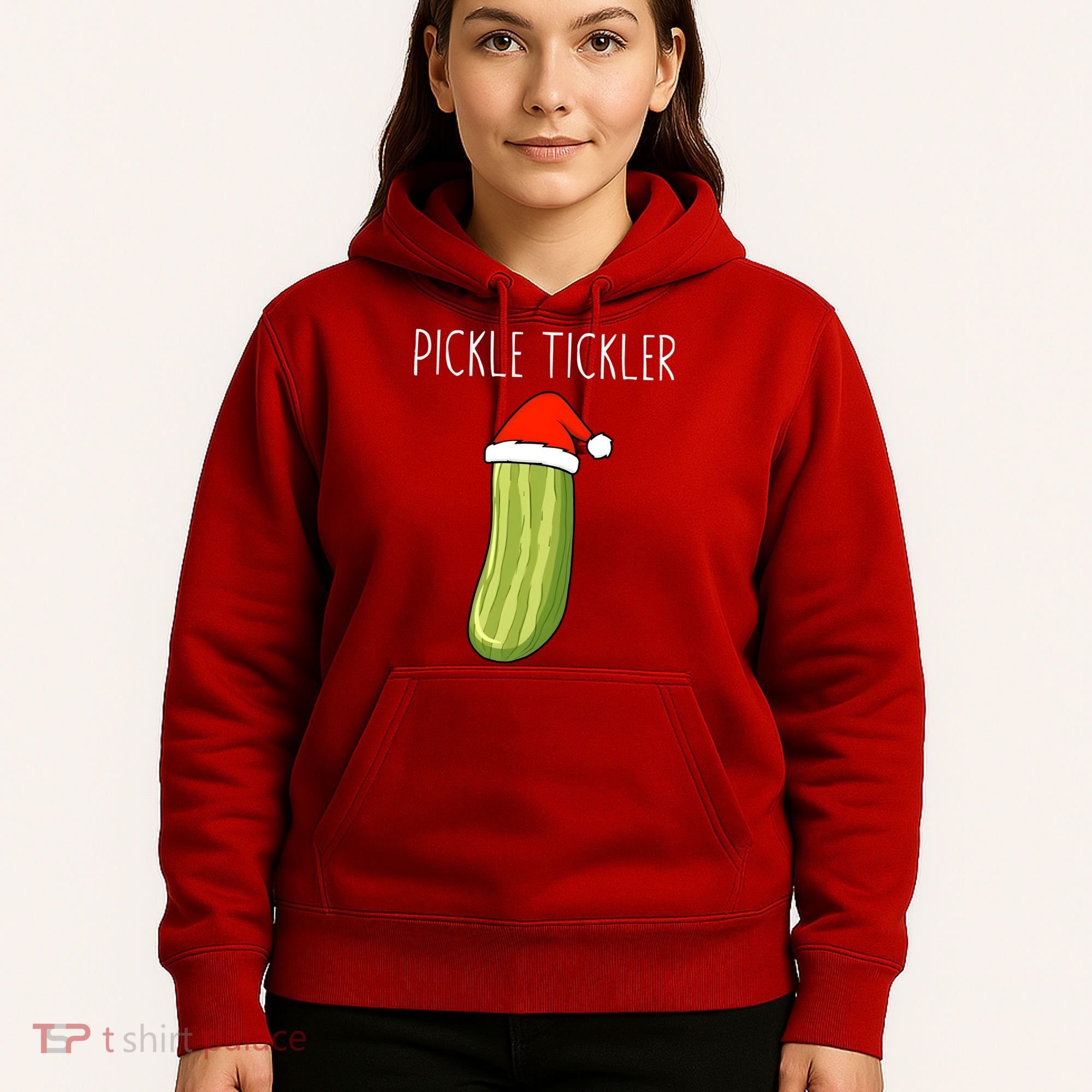 Christmas Couple Matching Tickle My Pickle Hoodie