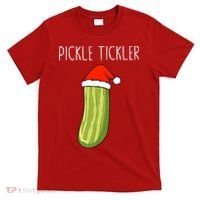 Christmas Couple Matching Tickle My Pickle T-Shirt thumb 0