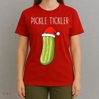 Christmas Couple Matching Tickle My Pickle T-Shirt thumb 4