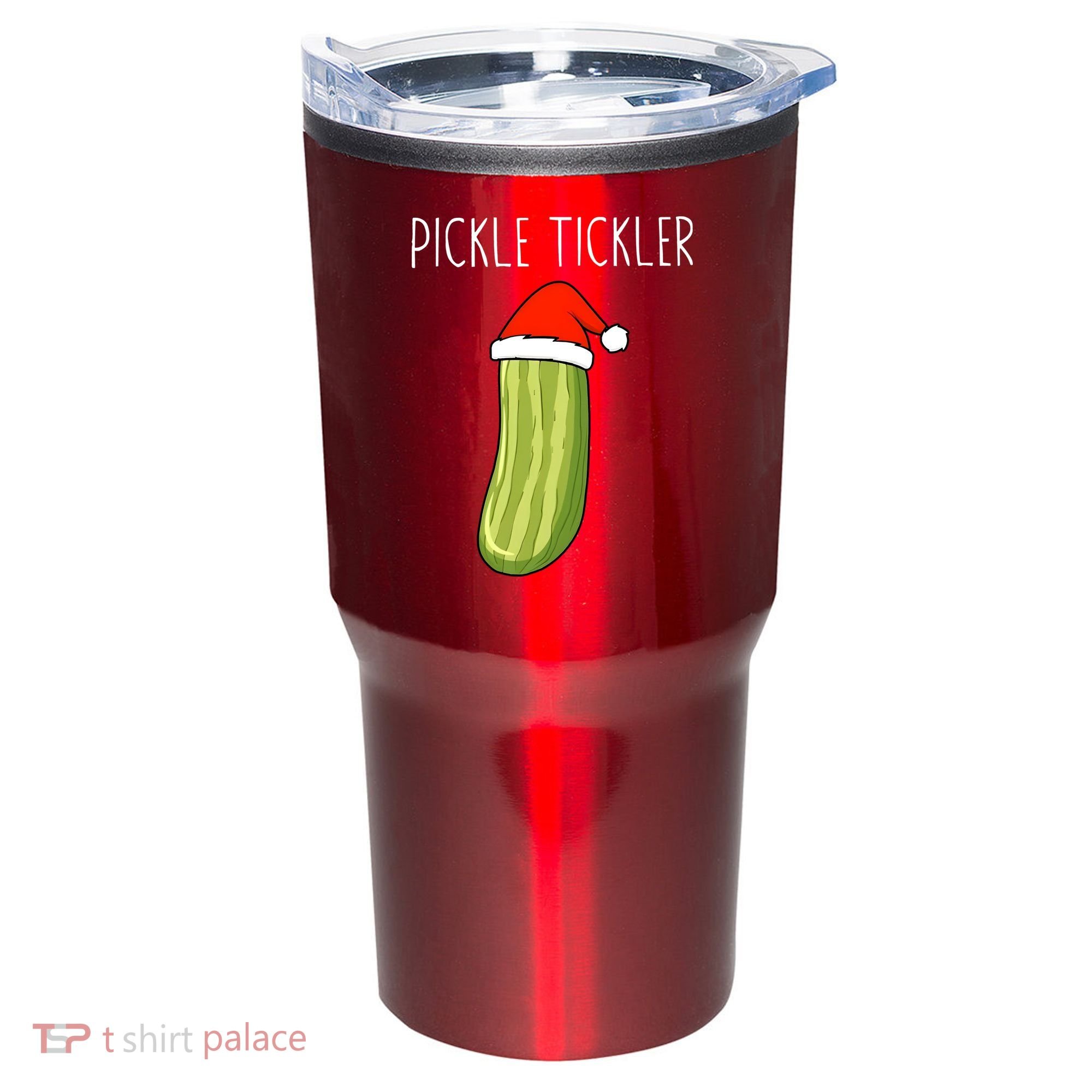Christmas Couple Matching Tickle My Pickle Tumbler