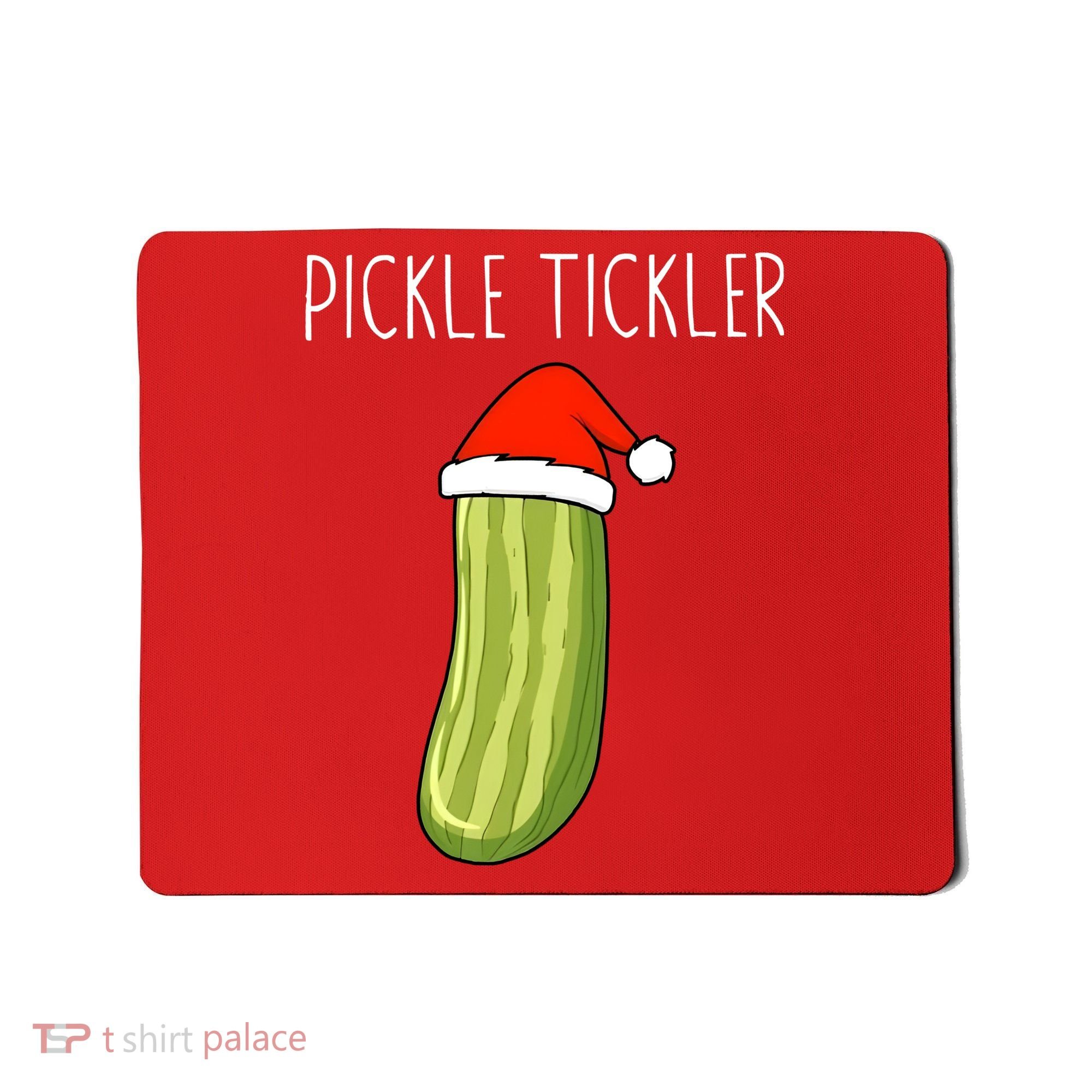 Christmas Couple Matching Tickle My Pickle Mousepad