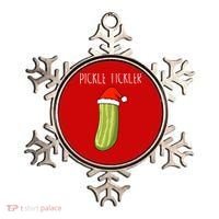 Christmas Couple Matching Tickle My Pickle Ornament thumb 0
