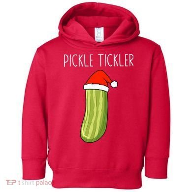 Christmas Couple Matching Tickle My Pickle Toddler Hoodie