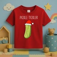 Christmas Couple Matching Tickle My Pickle Toddler T-Shirt thumb 3
