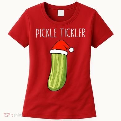Christmas Couple Matching Tickle My Pickle Women's T-Shirt