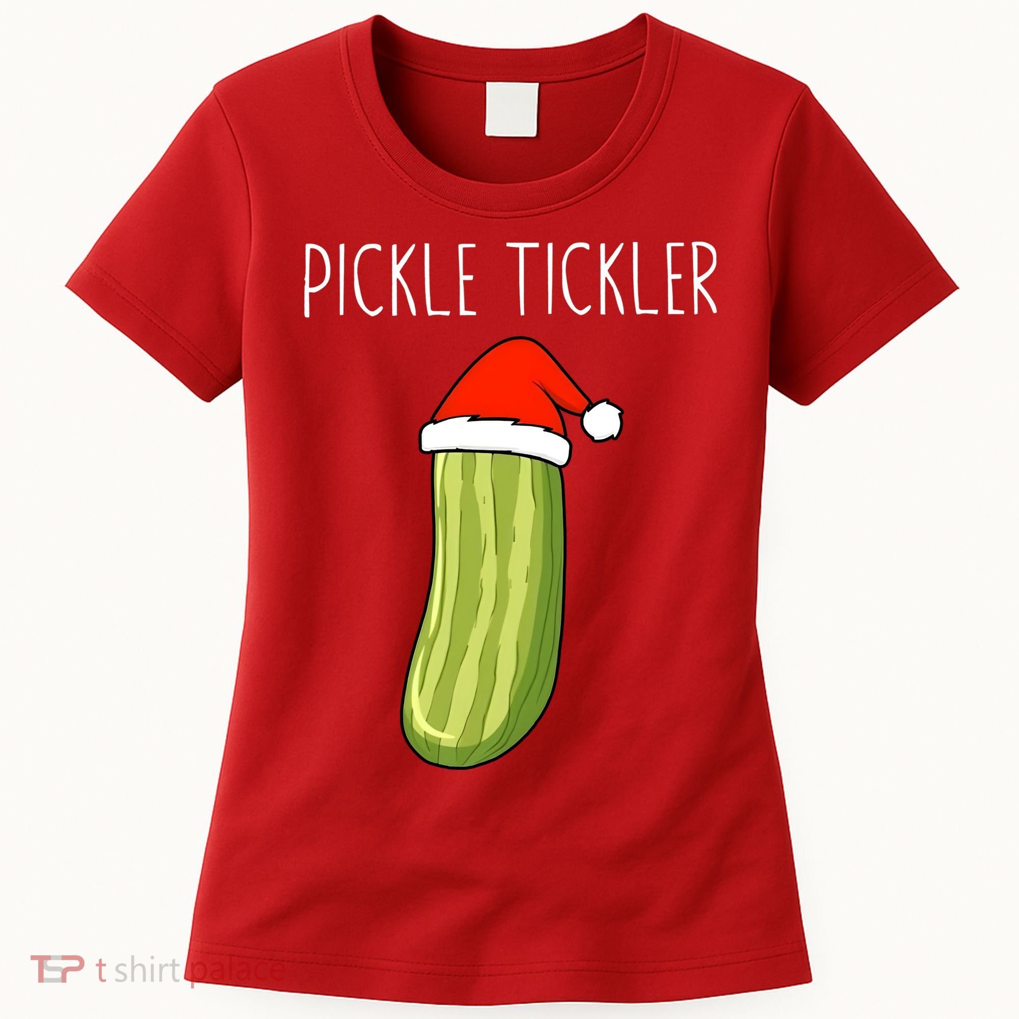 Christmas Couple Matching Tickle My Pickle Women's T-Shirt