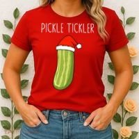 Christmas Couple Matching Tickle My Pickle Women's T-Shirt thumb 2