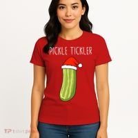 Christmas Couple Matching Tickle My Pickle Women's T-Shirt thumb 4