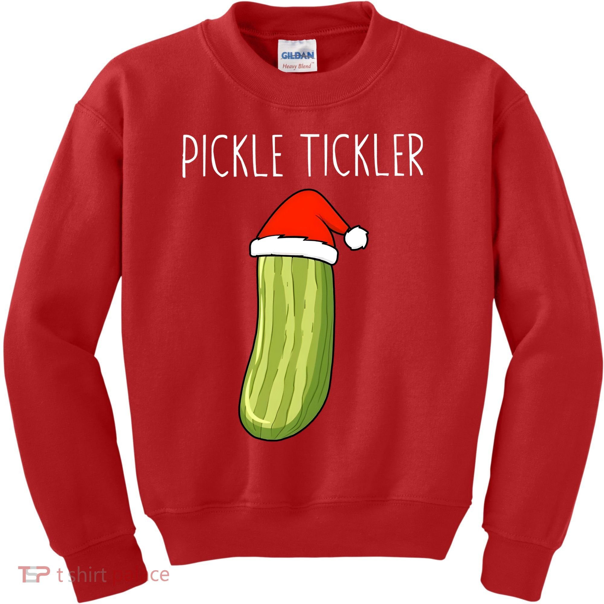 Christmas Couple Matching Tickle My Pickle Kids Sweatshirt