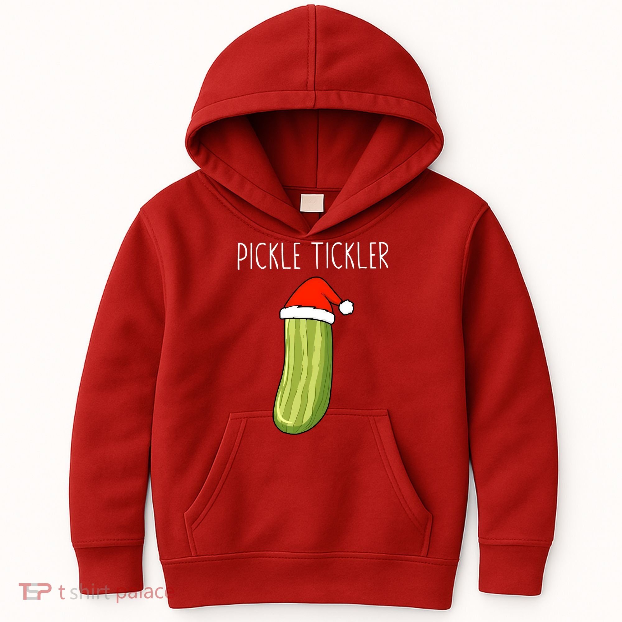Christmas Couple Matching Tickle My Pickle Kids Hoodie