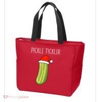 Christmas Couple Matching Tickle My Pickle Tote Bag thumb 3