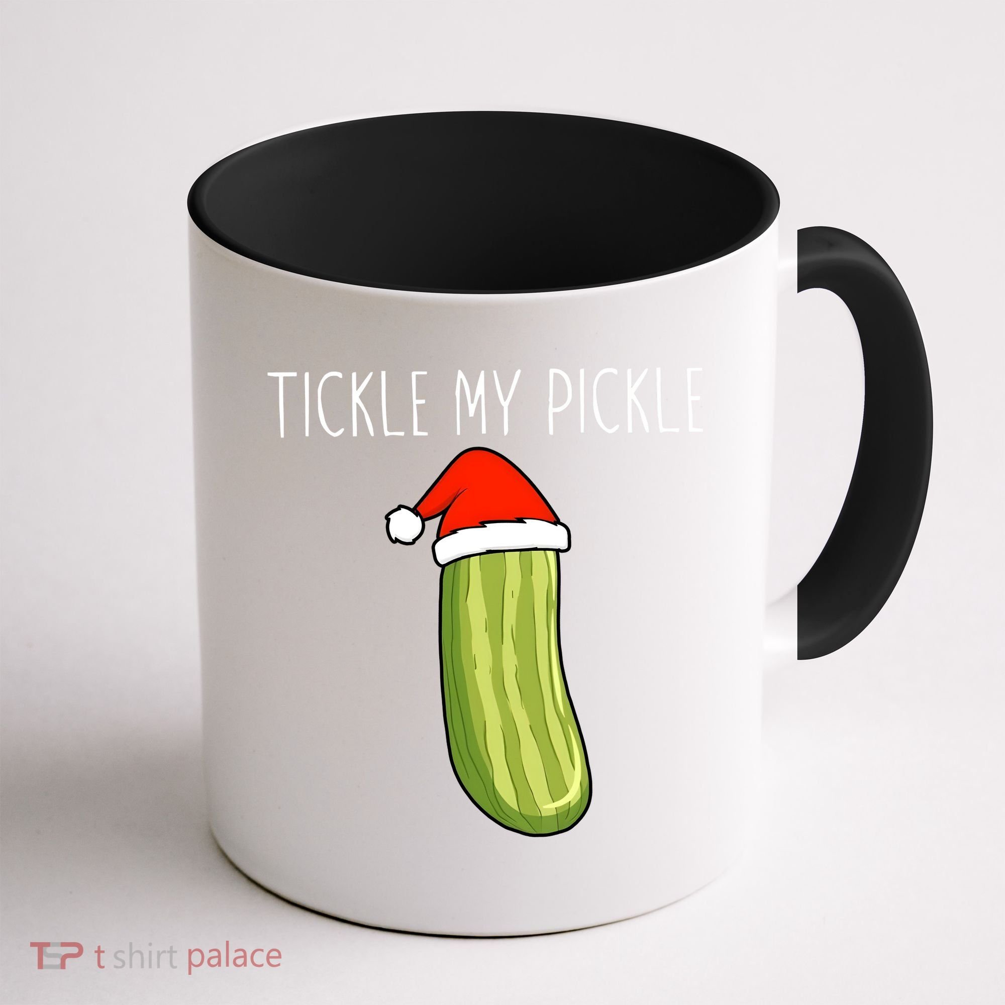Christmas Couple Matching Tickle My Pickle Coffee Mug