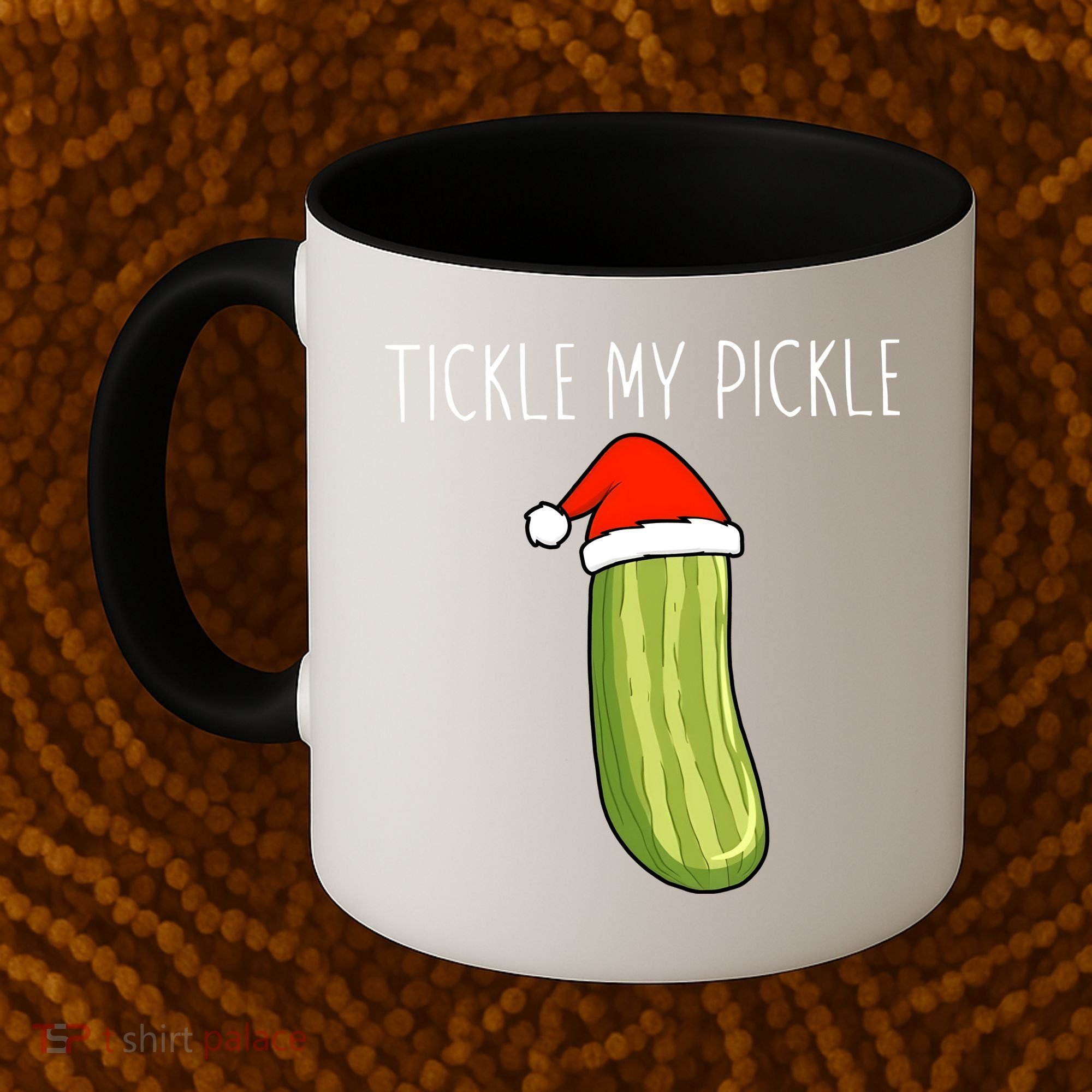 Christmas Couple Matching Tickle My Pickle Coffee Mug