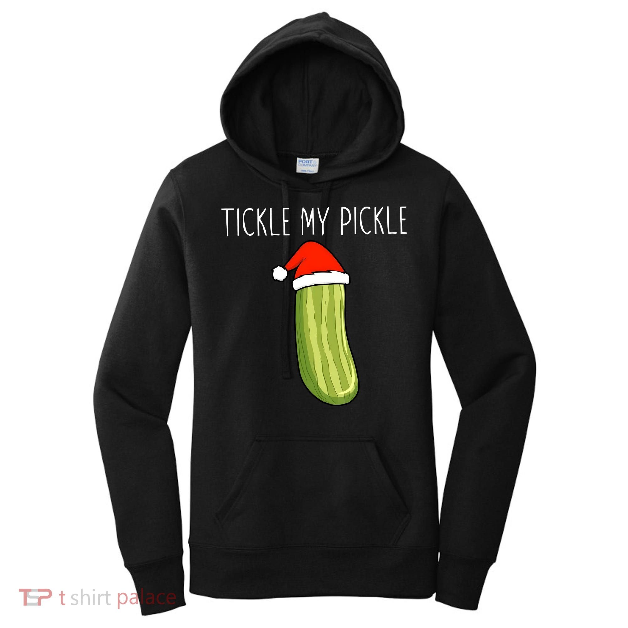 Christmas Couple Matching Tickle My Pickle Women's Hoodie