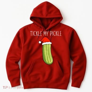 Christmas Couple Matching Tickle My Pickle Hoodie