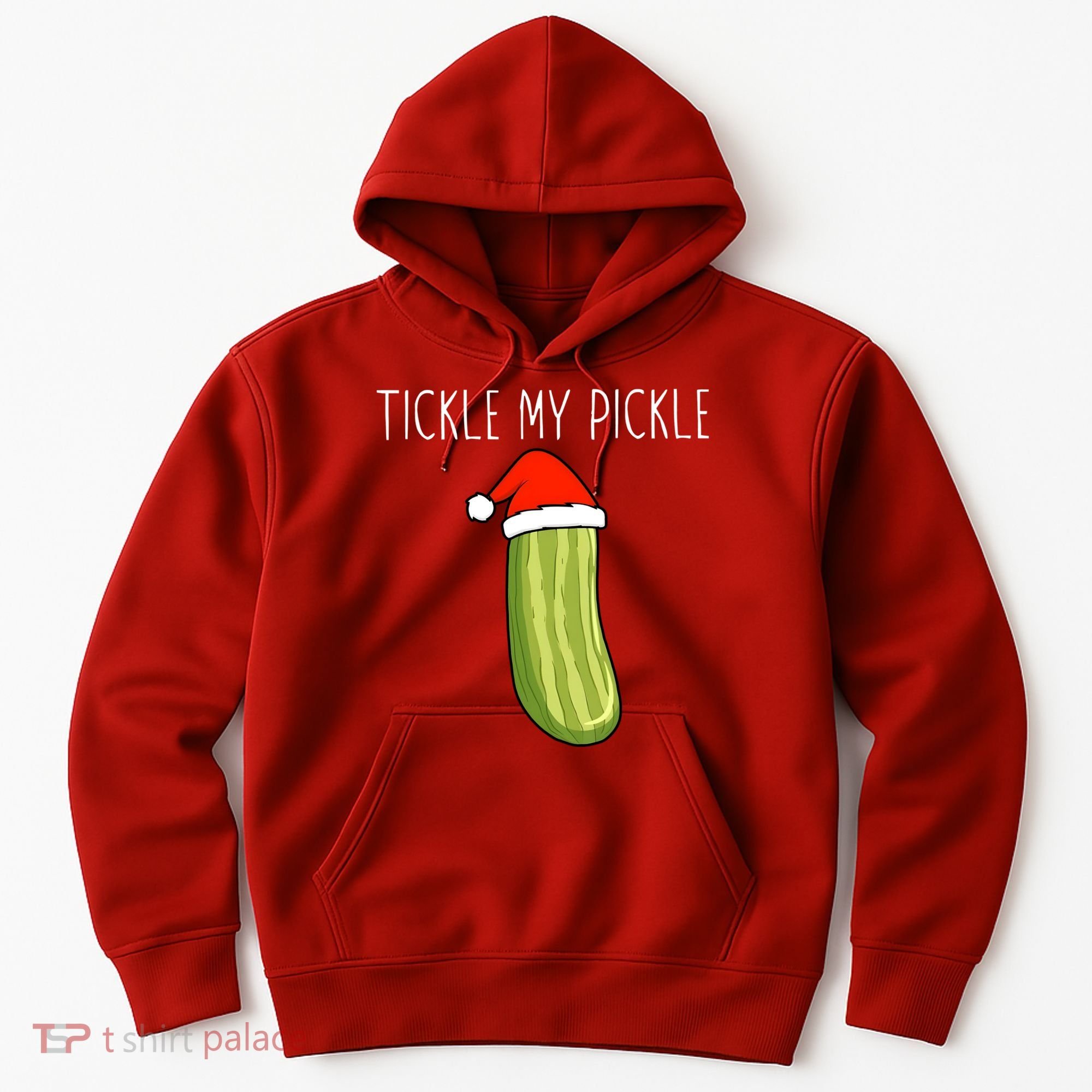 Christmas Couple Matching Tickle My Pickle Hoodie