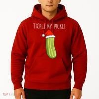 Christmas Couple Matching Tickle My Pickle Hoodie thumb 2