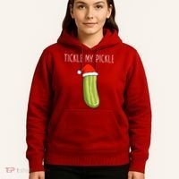 Christmas Couple Matching Tickle My Pickle Hoodie thumb 5