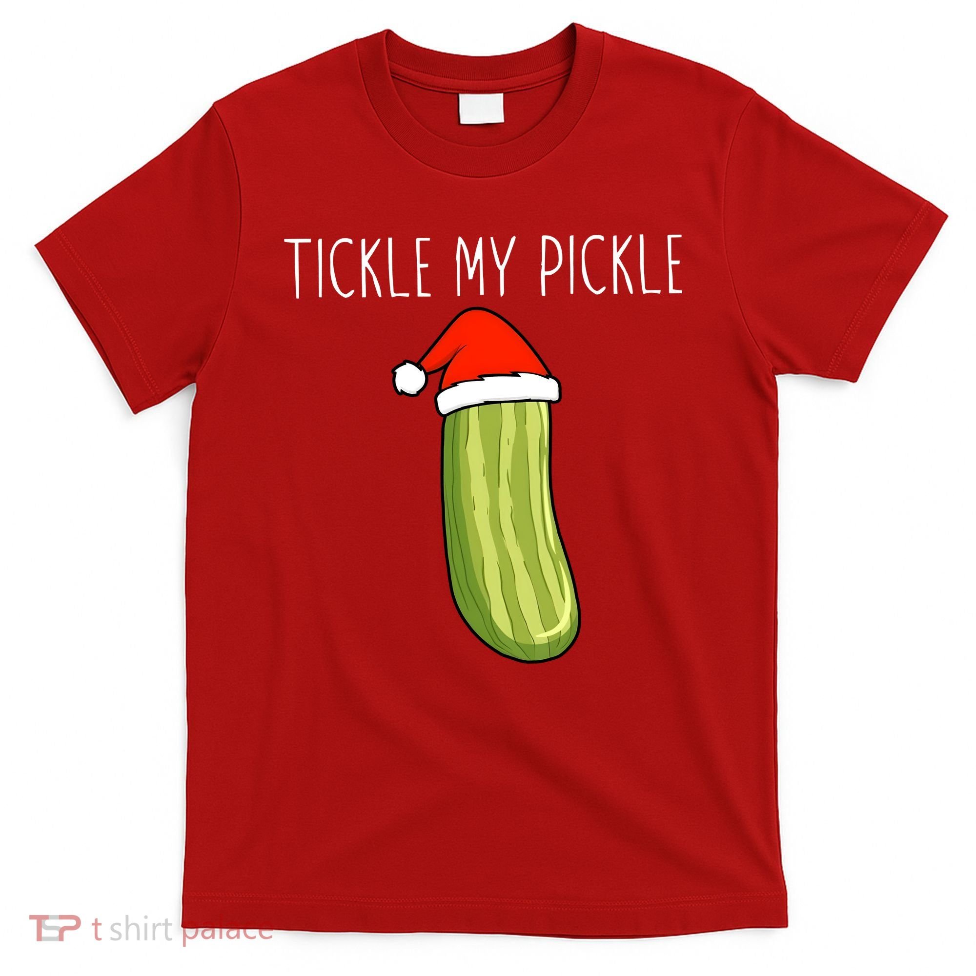 Christmas Couple Matching Tickle My Pickle T-Shirt