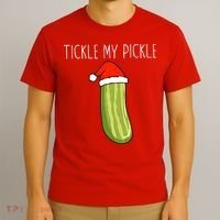 Christmas Couple Matching Tickle My Pickle T-Shirt thumb 3