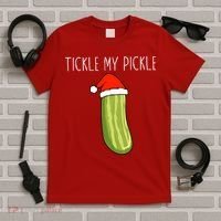 Christmas Couple Matching Tickle My Pickle T-Shirt thumb 5