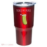 Christmas Couple Matching Tickle My Pickle Tumbler thumb 0