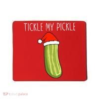 Christmas Couple Matching Tickle My Pickle Mousepad thumb 0