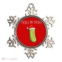 Christmas Couple Matching Tickle My Pickle Ornament thumb 0