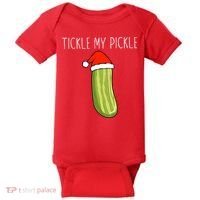 Christmas Couple Matching Tickle My Pickle Baby Bodysuit thumb 0